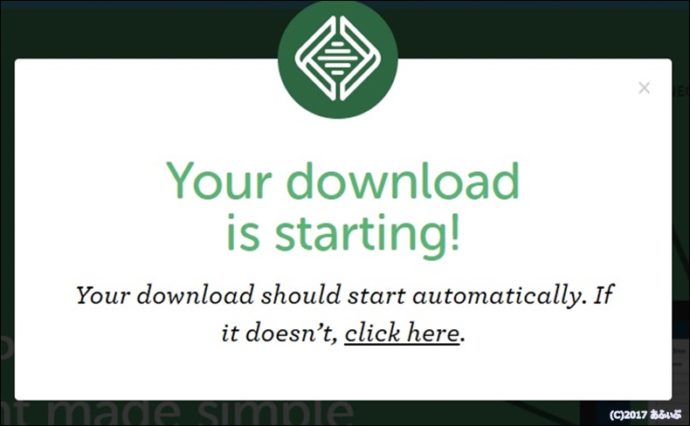 your download is starting!